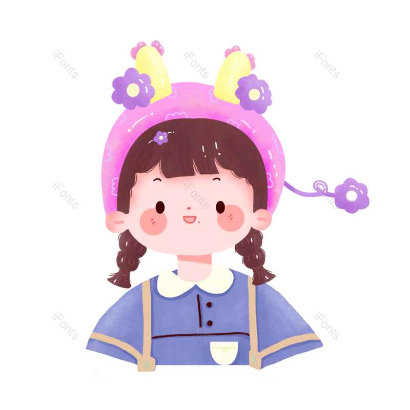 星座图片,女孩元素,手绘PNG,免抠素材